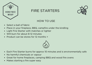 Fire Starters - Beeswax