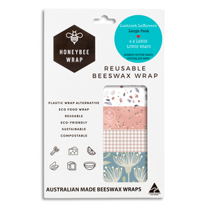 Lushiest Leftover - 4 x Large Beeswax Wraps