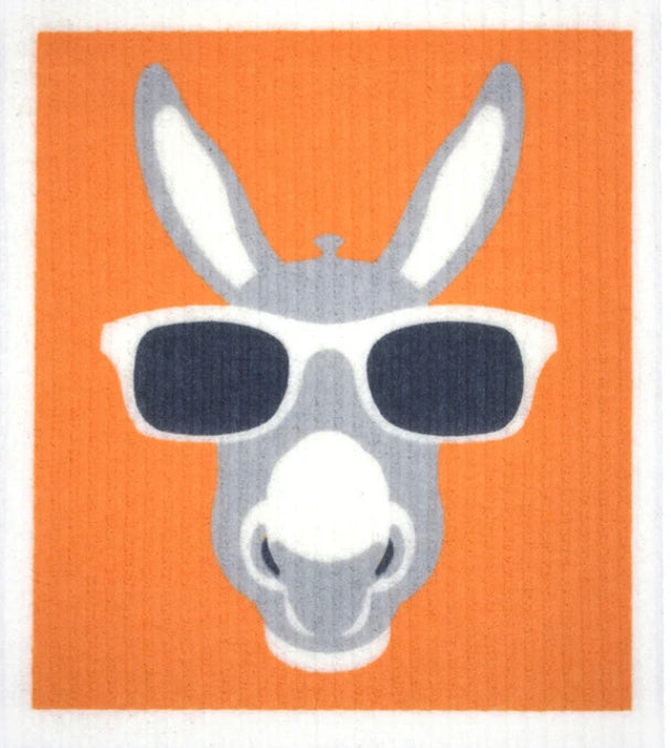 
            
                Load image into Gallery viewer, Retro Kitchen Sponge Cloth - Donkey
            
        